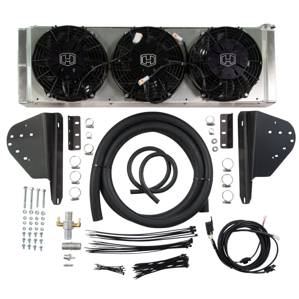 Radiator Relocation Kit Canam Maverick X3 Turbo (3 Fan) - Action Offroad